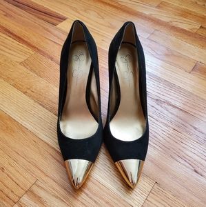 Jessica Simpson Pumps Black & Gold